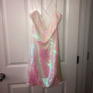 Sequin sparkly iridescent dress! New with tags!